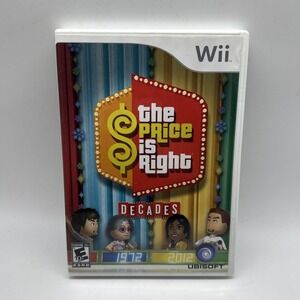 The Price is Right Decades Nintendo Wii 2011 Ubisoft CIB Tested 008888177005